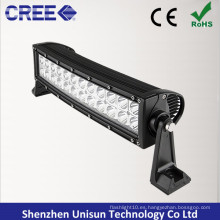 Barra de luces LED CREE curva 4X4 todoterreno impermeable de 13.5 &quot;72W